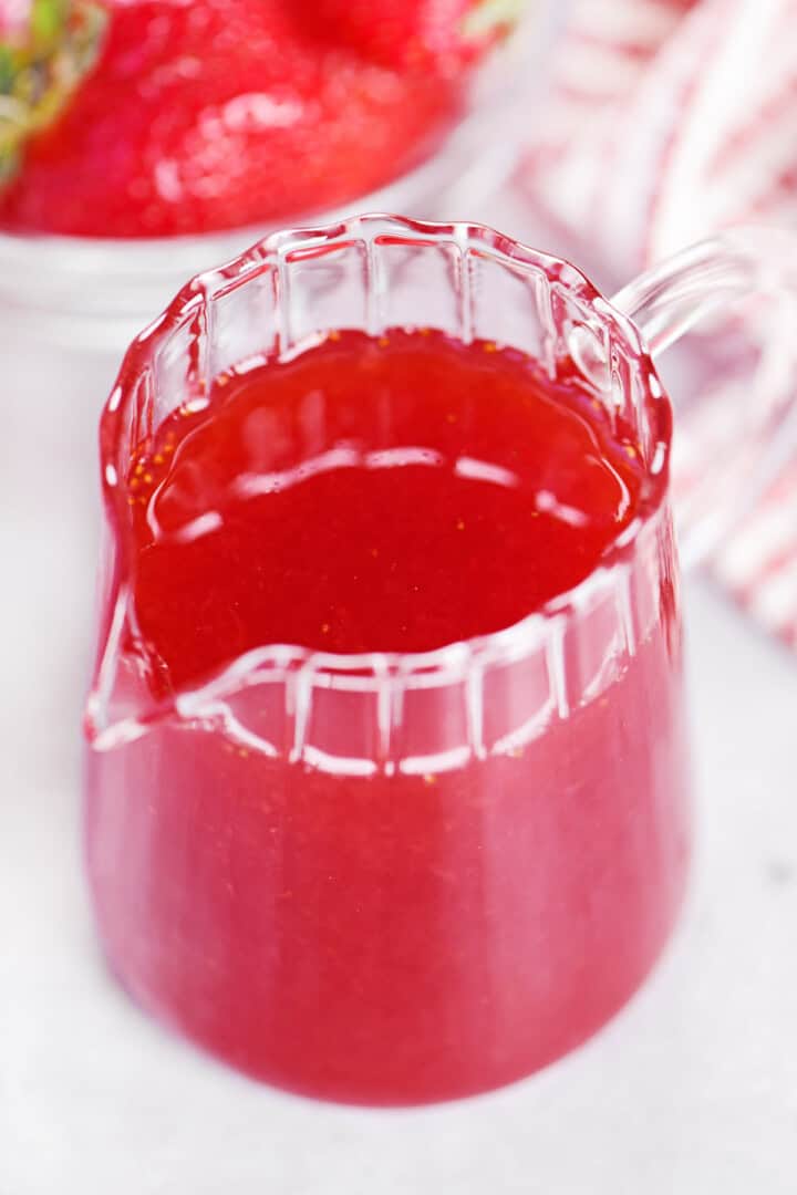 Strawberry Syrup - The Gunny Sack