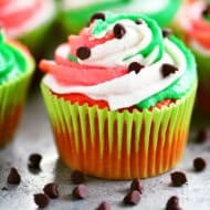 Watermelon Cupcakes