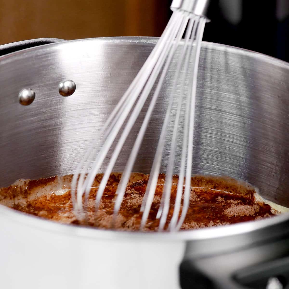 Whisk until dissolved.