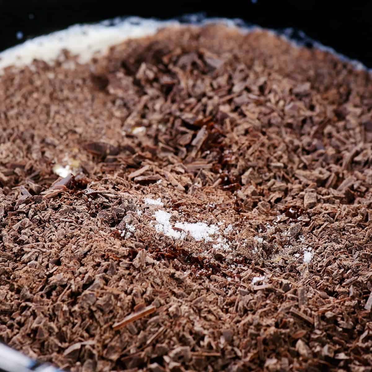 Ingredients in a crockpot.