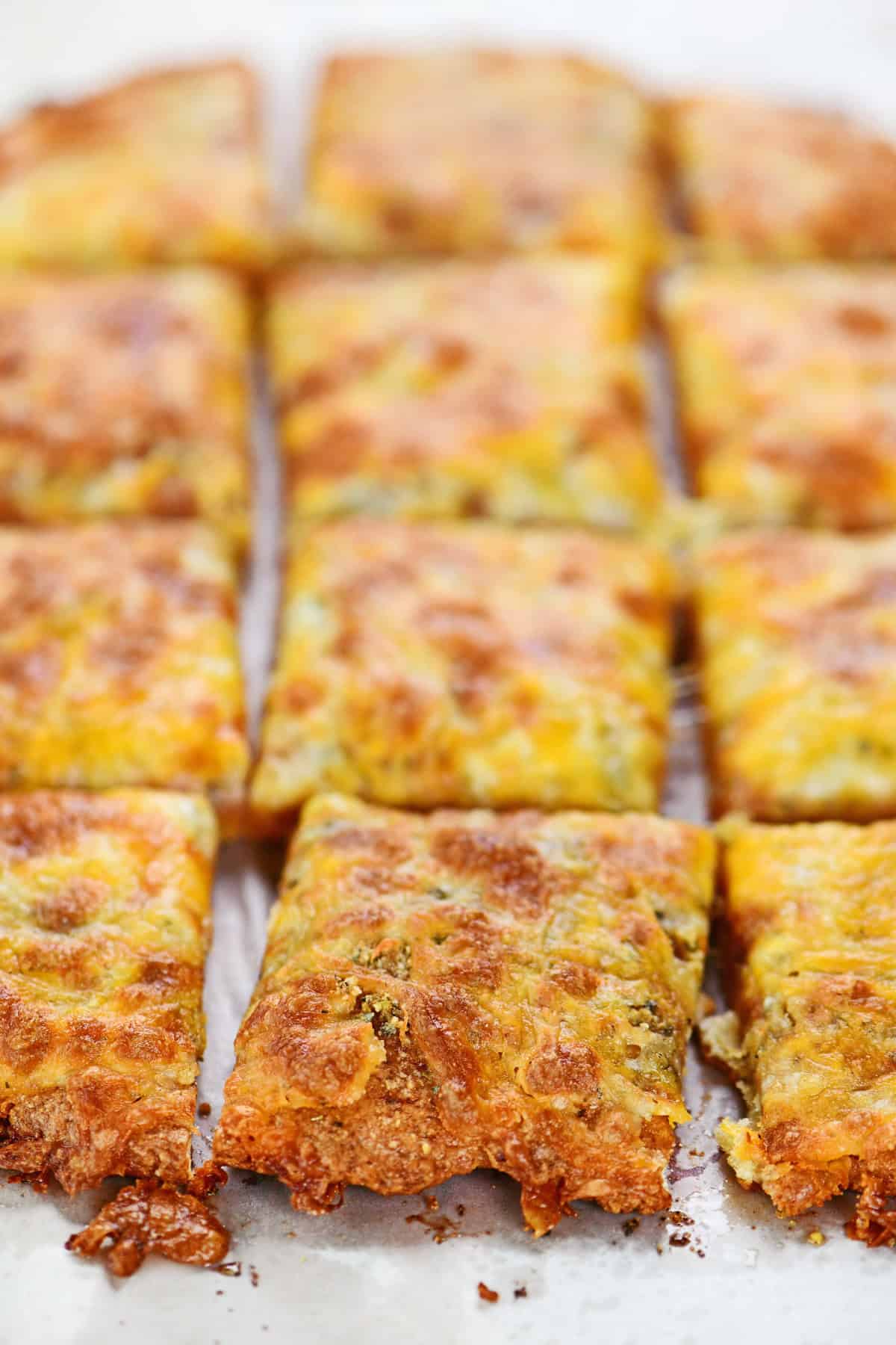 Cottage cheese cheesy bread.