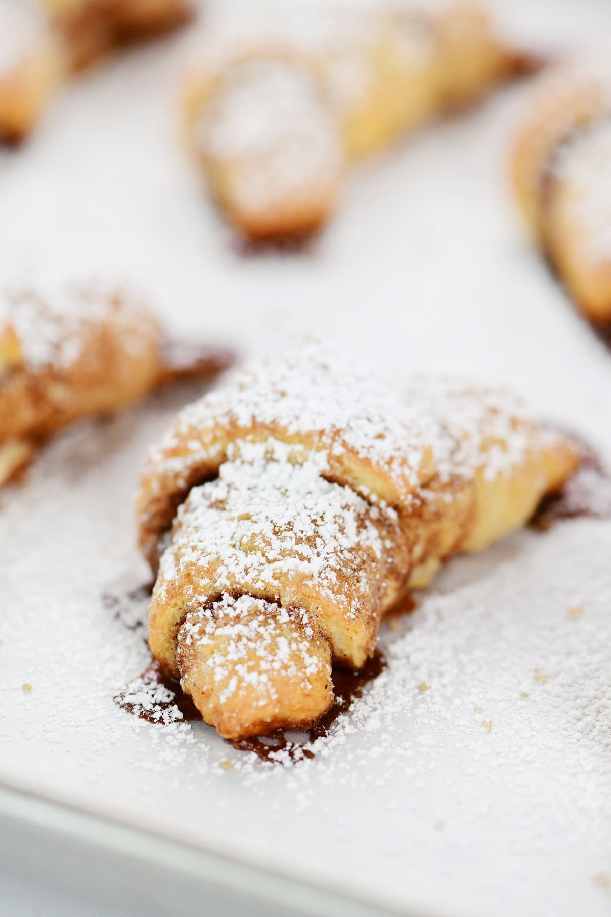 Cottage cheese cinnamon crescent rolls.
