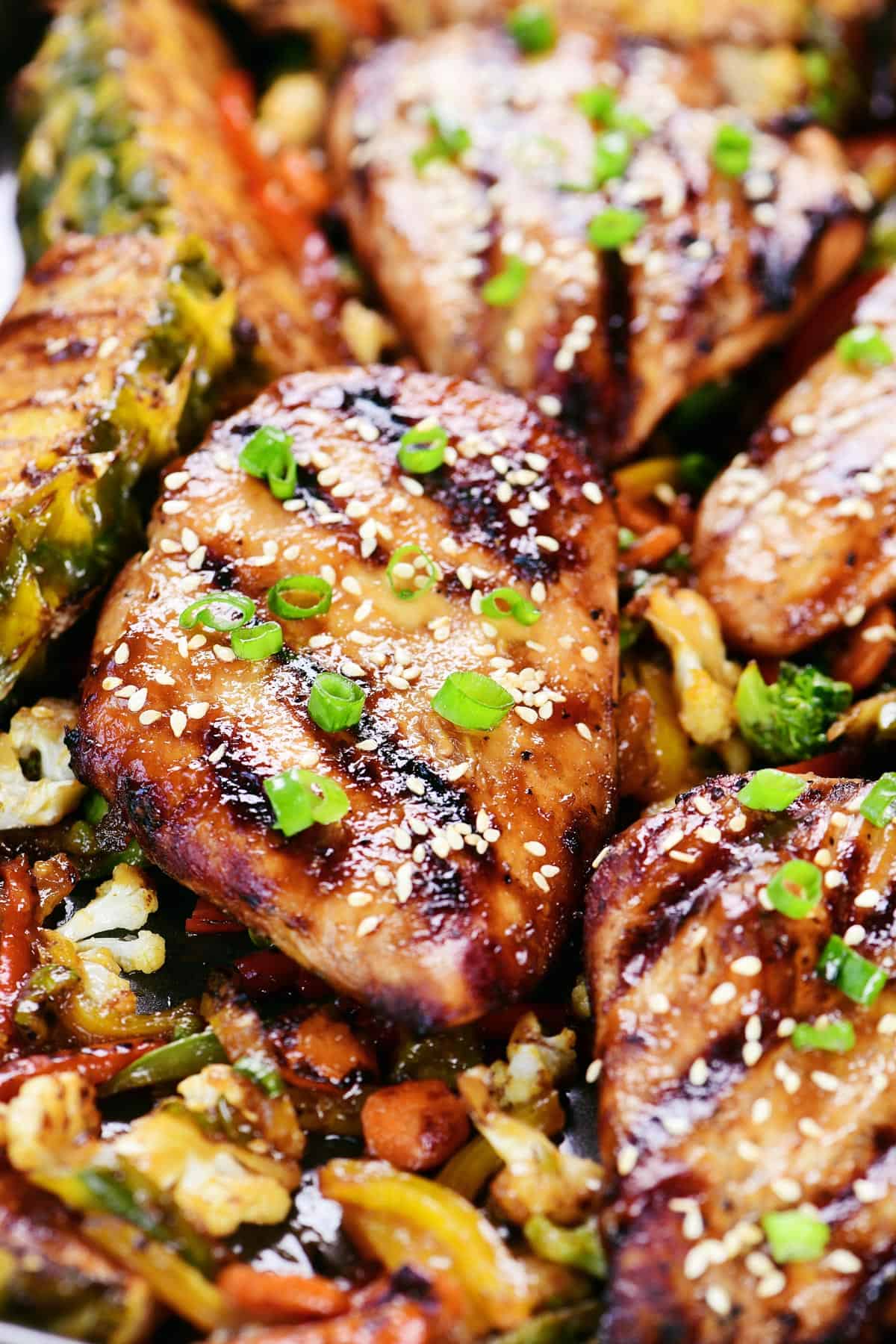 Grilled teriyaki chicken marinade.